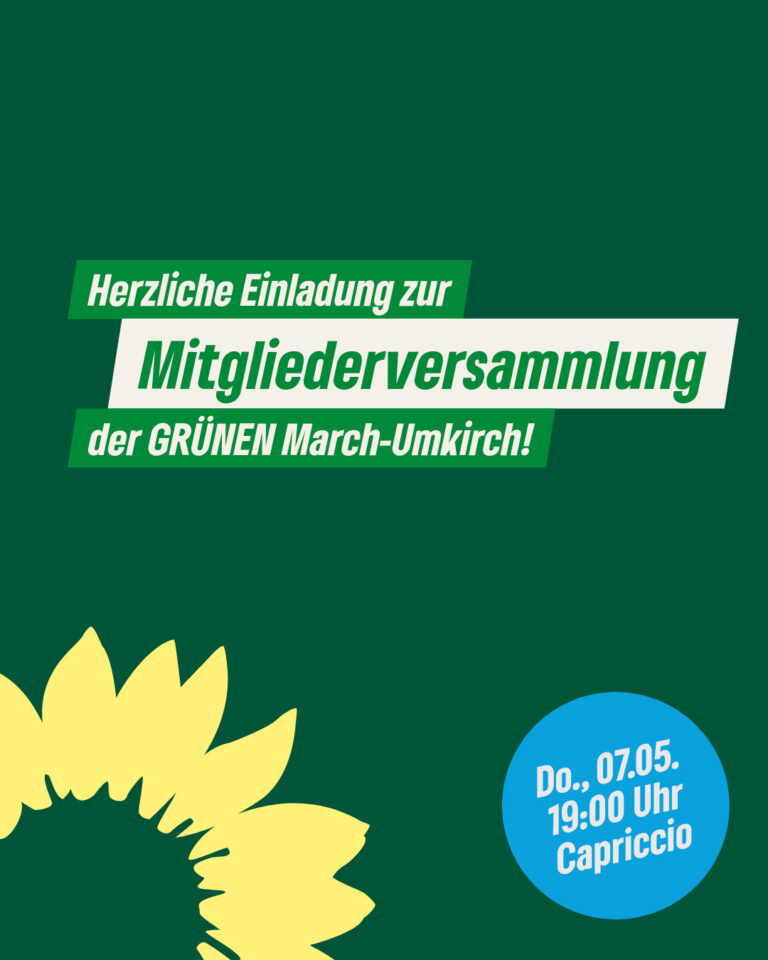 Herzliche Einladung zur Mitgliederversammlung am 07.05.2026 ab 19 Uhr im Capriccio!